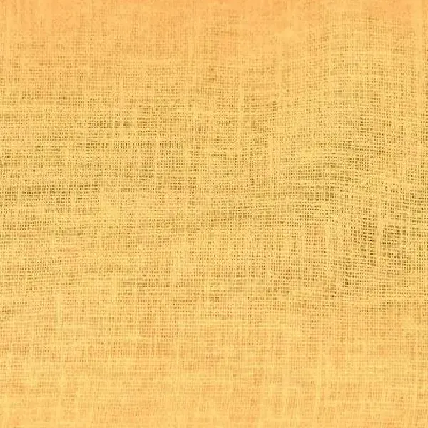 Light yellow linen curtain fabric.