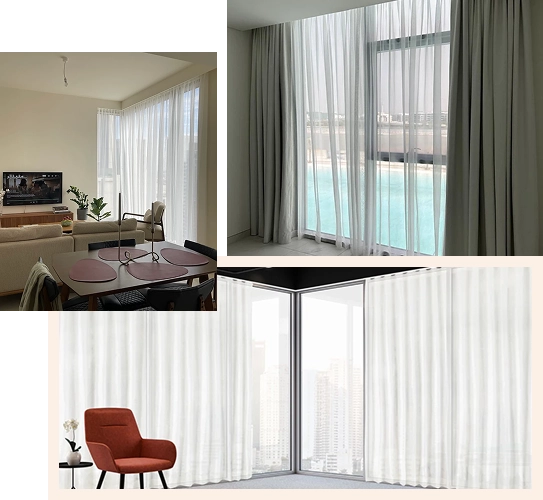 Shop your best Sheer Curtain From Luxury Curtain in Dubai
