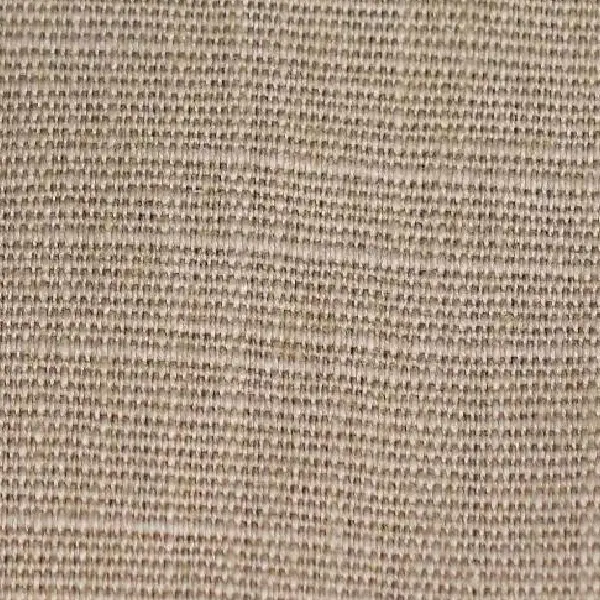 Textured light brown linen fabric.