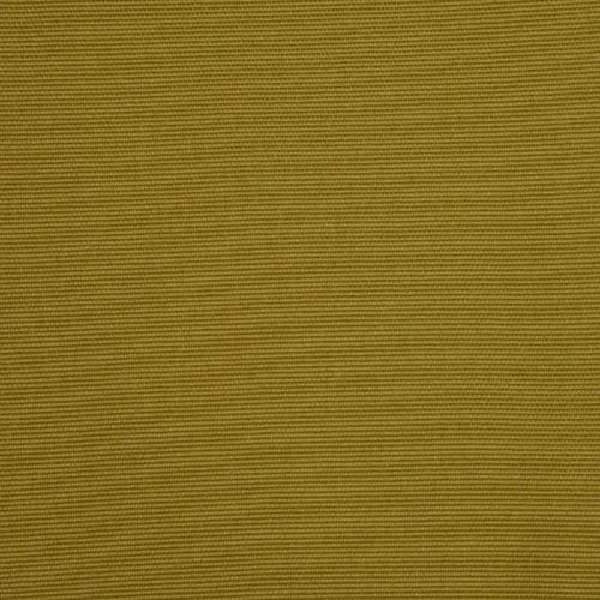 A close-up of dark green curtain fabric with a pronounced horizontal ribbing.