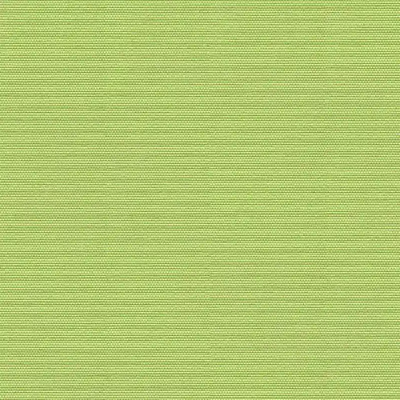Pale green, textured pencil pleat curtain fabric.