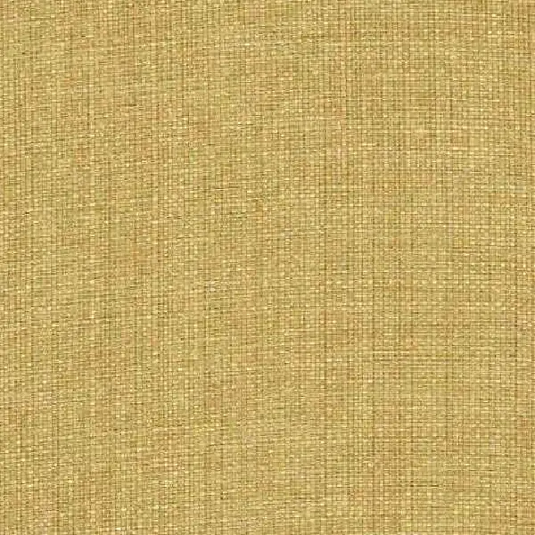 Solid pinch pleat curtain fabric in a textured, light khaki or golden-beige color.